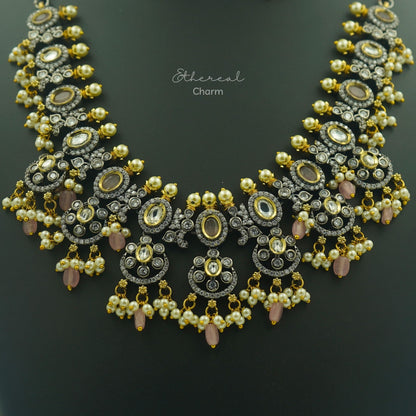 Victorian Monalisa Bead Necklace Set