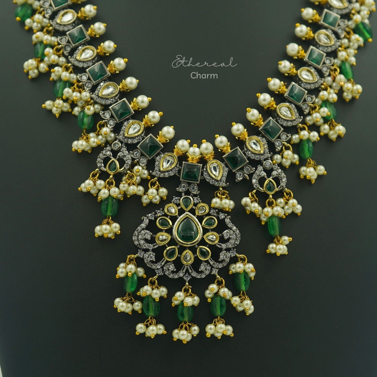 Victorian Monalisa Beads Necklace Set