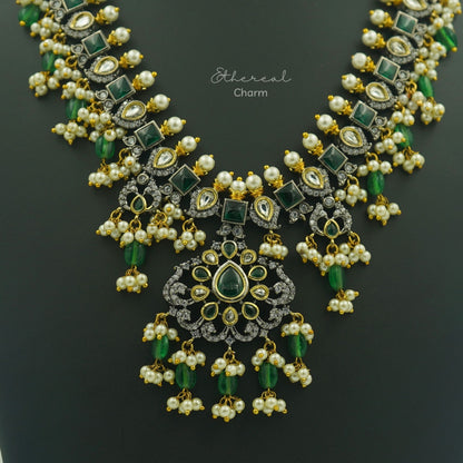 Victorian Monalisa Beads Necklace Set