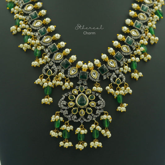 Victorian Monalisa Beads Necklace Set