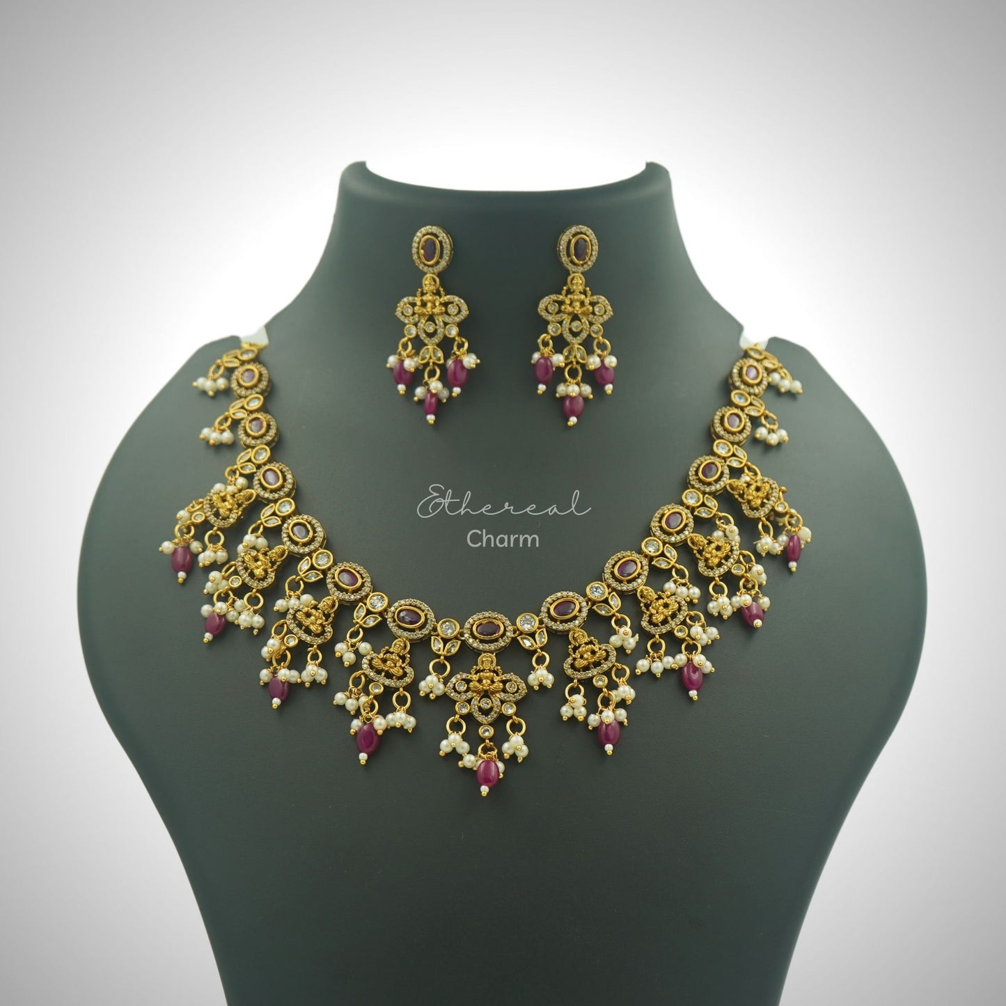 Goddess Lakshmi Victorian Necklace