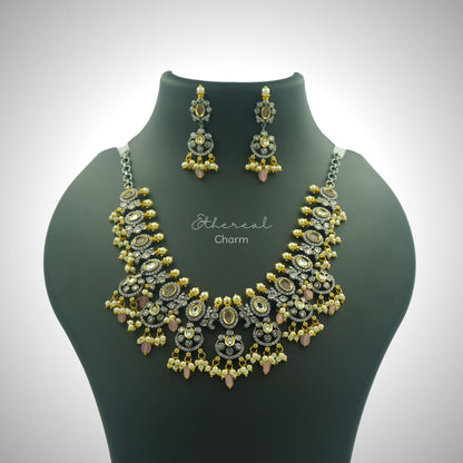 Victorian Monalisa Bead Necklace Set
