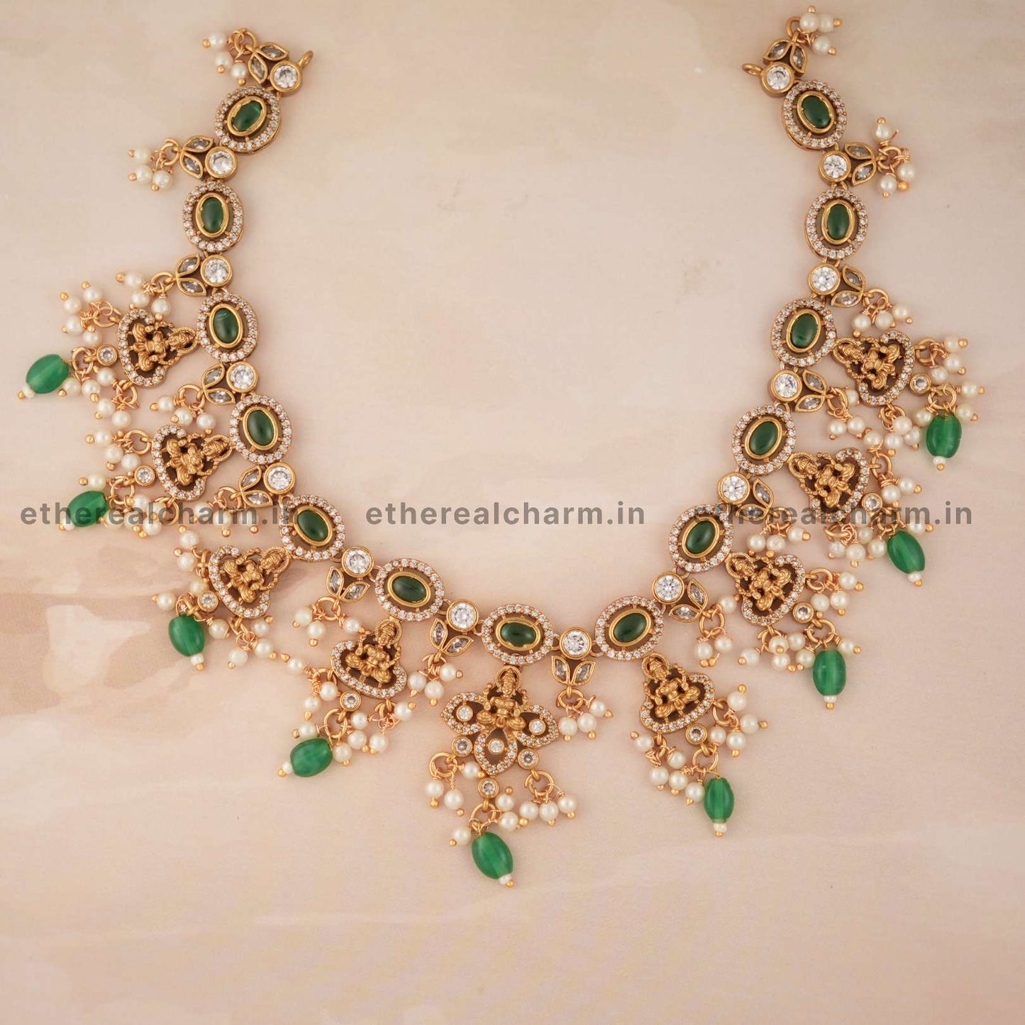 Goddess Lakshmi Victorian Necklace