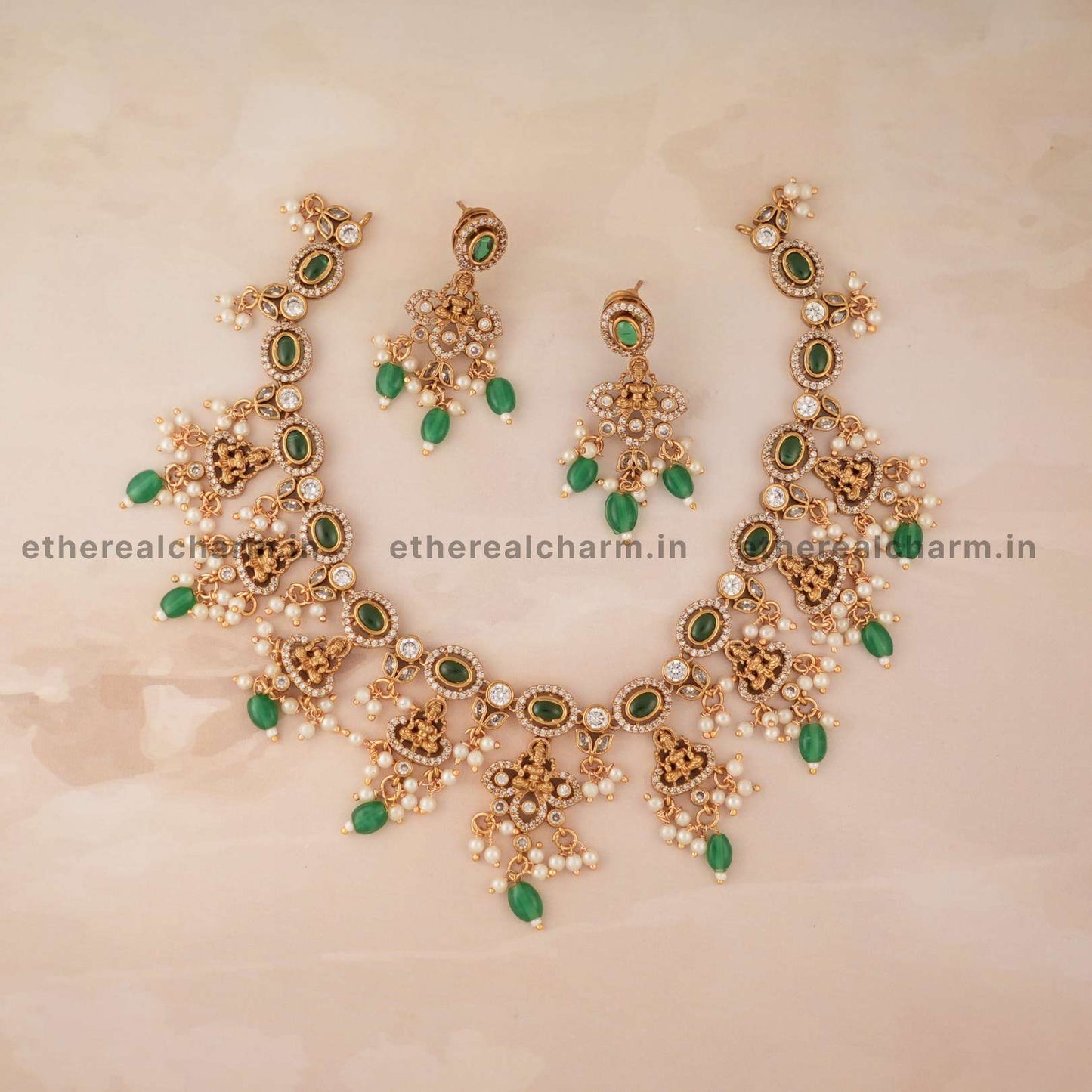 Goddess Lakshmi Victorian Necklace